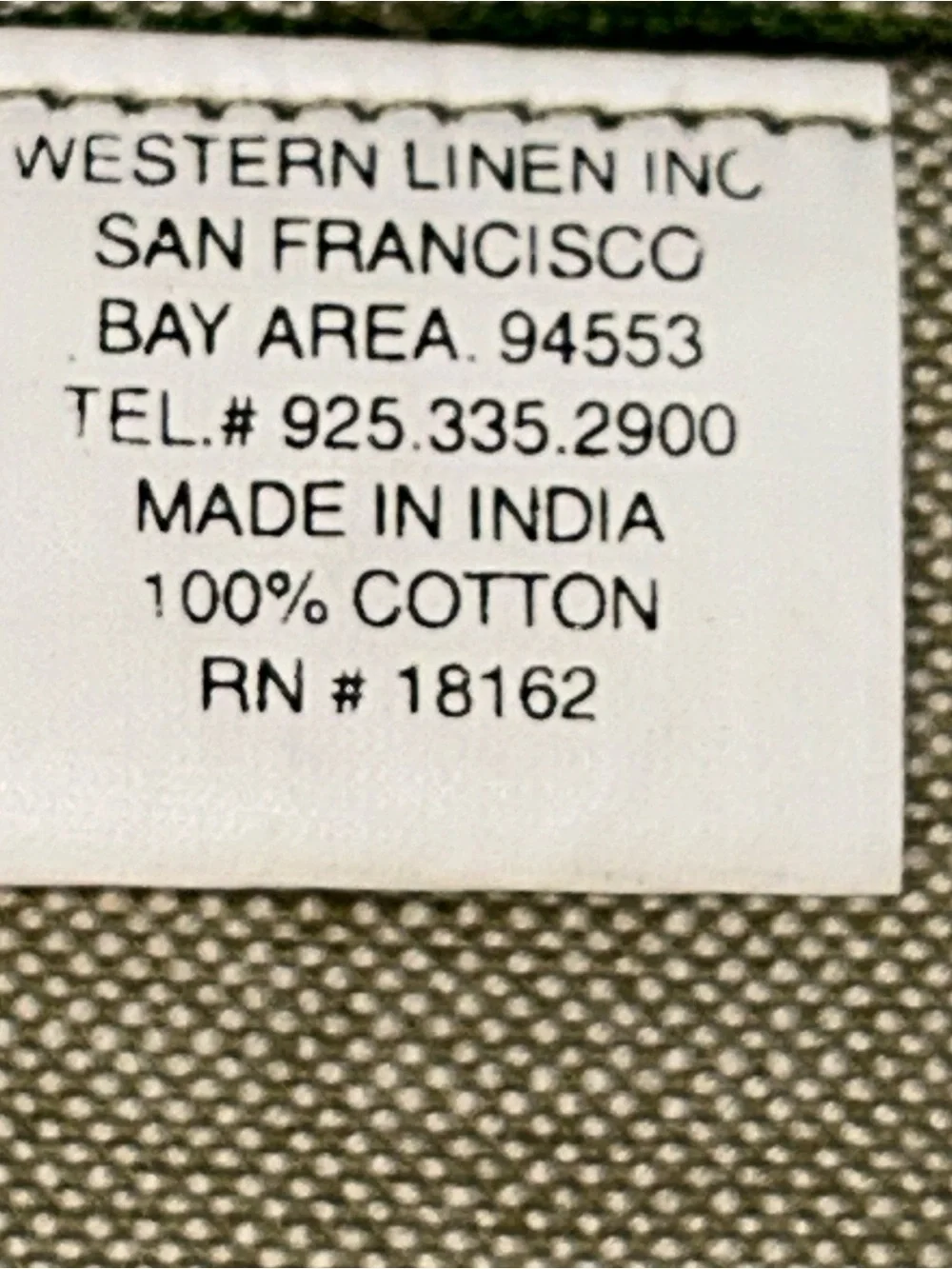 Western Linen this set